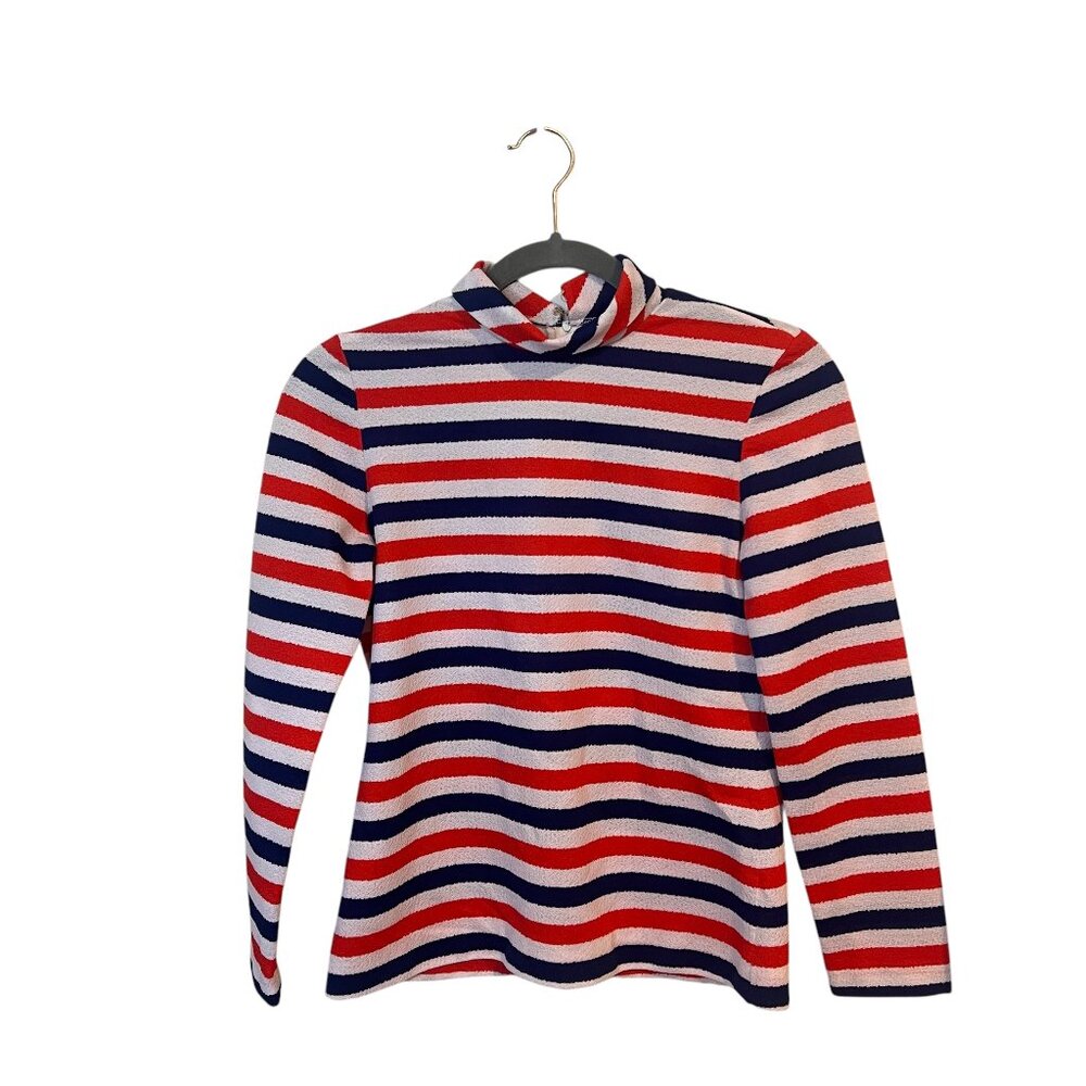 Vintage Handmade Red, White & Blue Shirt